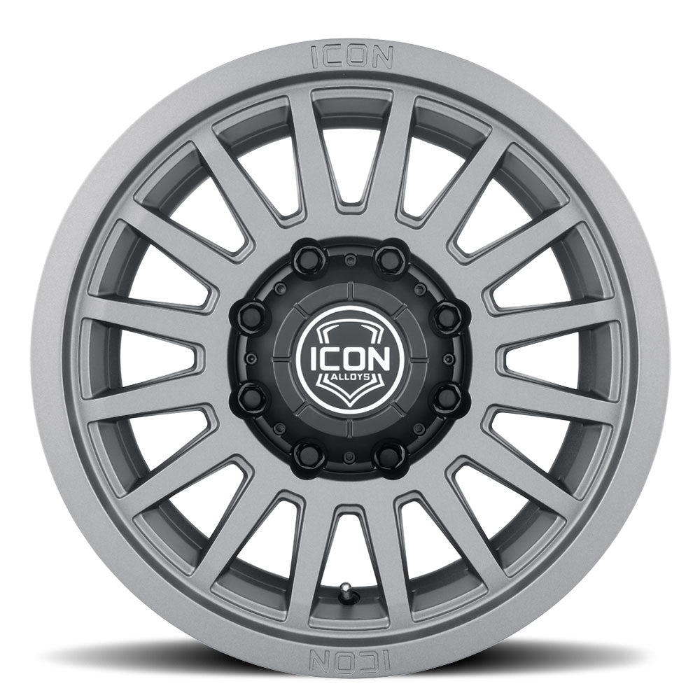 ICON Alloys Recon SLX, Charcoal, 18 x 9 / 8 x 180, 12mm Offset, 5.5" Backspace