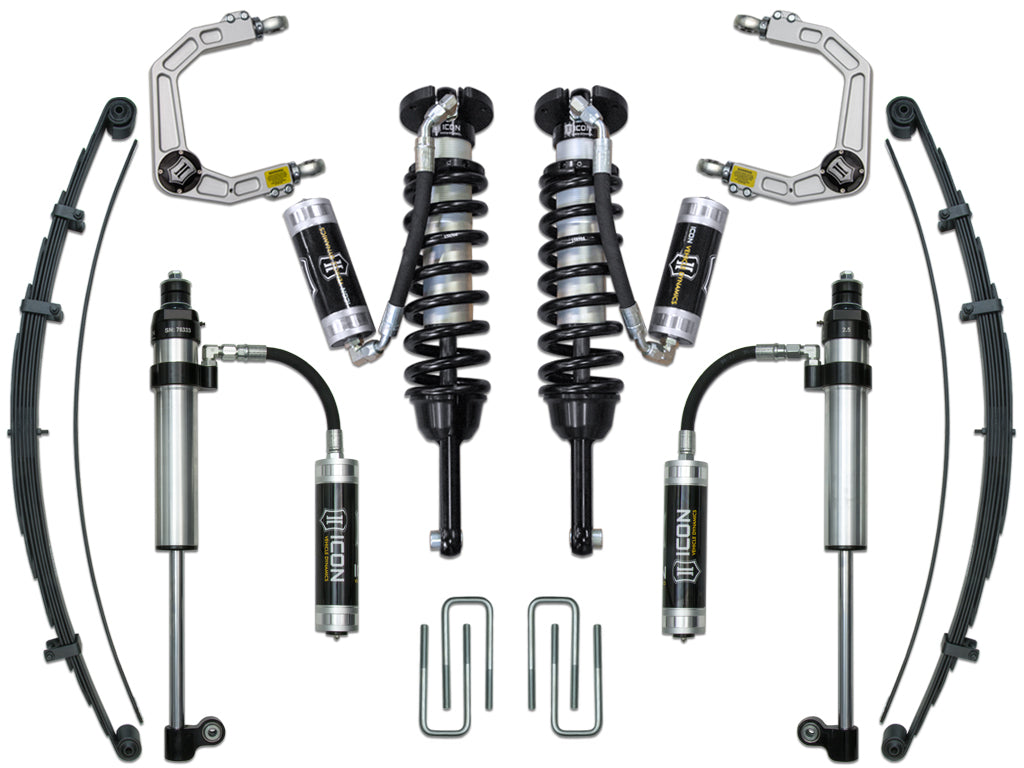 ICON 2005-2015 Toyota Tacoma 0-3.5" Lift/2016-2023 Tacoma 0-2.75" Lift, Stage 8 Suspension System, Billet