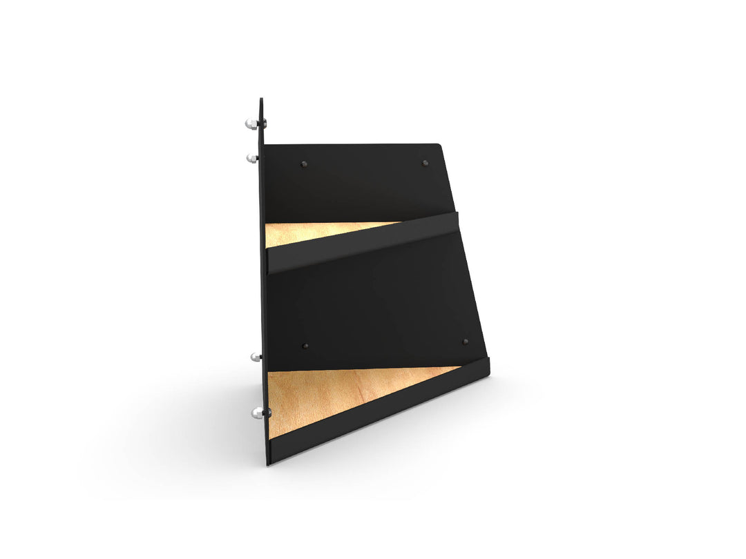 Right Hand Angled Shelf - Black