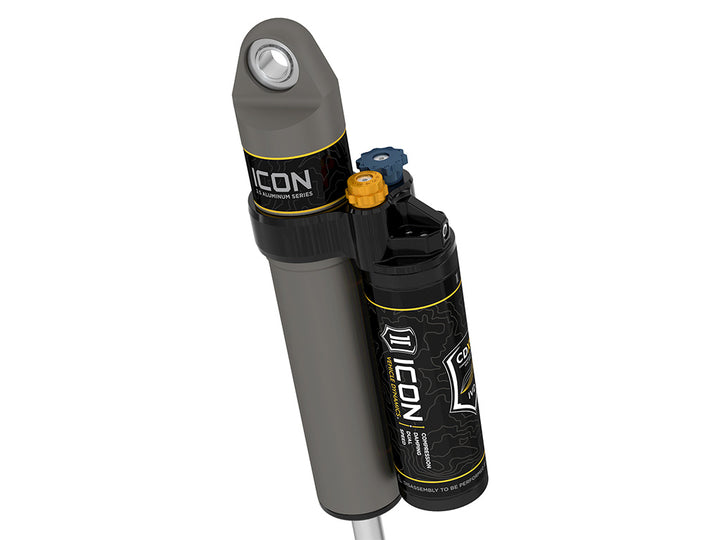 ICON 2009-2026 Ford F-150/2004-2008 Ford F-150 4WD, 0-1" Lift, Rear, V.S. 2.5 Aluminum Series Shock Absorbers, Piggyback Reservoir w/ CDXS, Pair