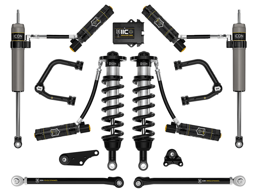ICON 2024-2026 Toyota Tacoma 1.25-3" Lift, Stage 10 Suspension System, Tubular