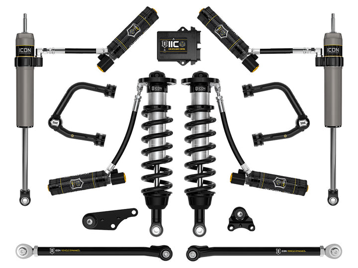 ICON 2024-2026 Toyota Tacoma 1.25-3" Lift, Stage 10 Suspension System, Tubular