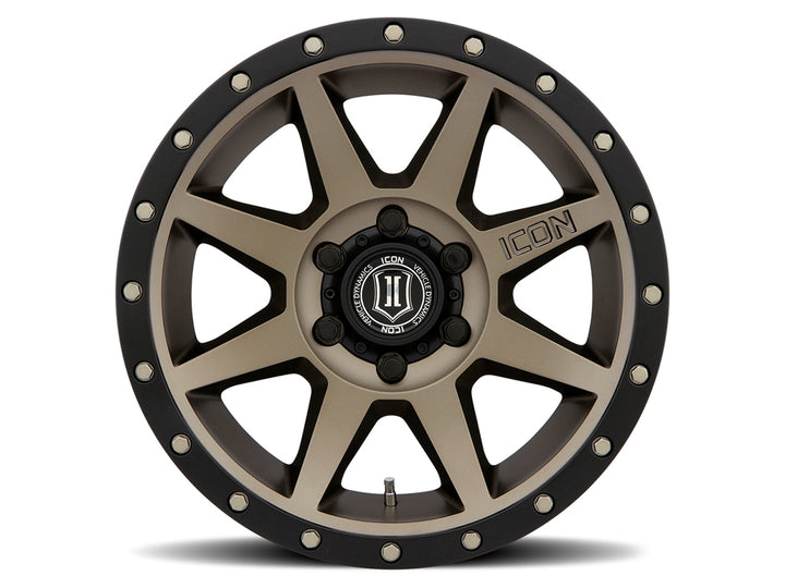 ICON Alloys Rebound, Bronze, 17 x 8.5 / 6 x 5.5, 25mm Offset, 5.75" BS