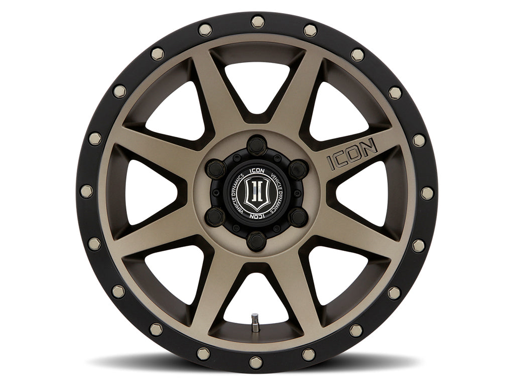 ICON Alloys Rebound, Bronze, 18 x 9 / 6 x 5.5, 25mm Offset, 6" BS