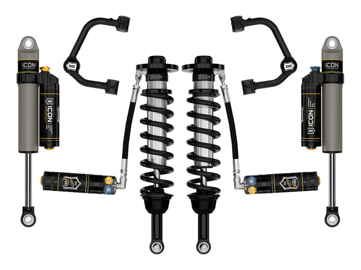 ICON 2021-2026 Ford F-150 4WD, 2.75-3.5" Lift, Stage 4 Suspension System, Tubular, CDXS