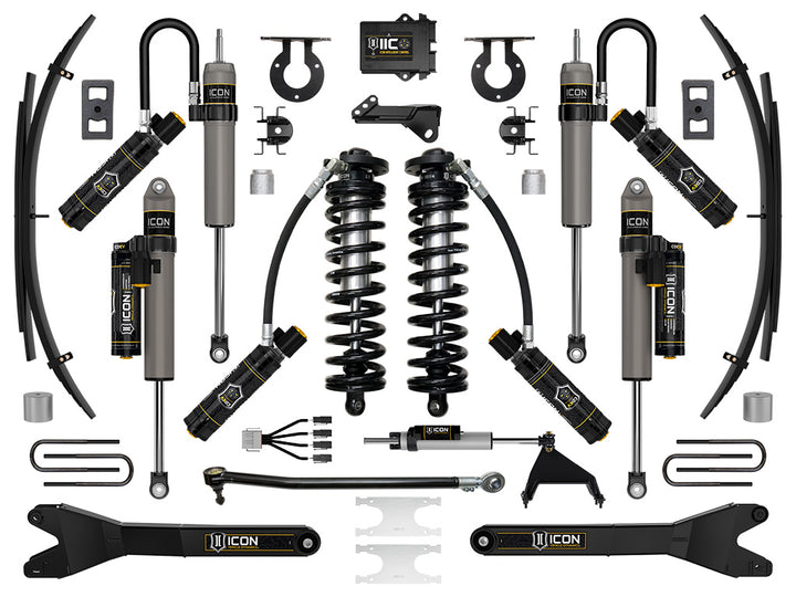 ICON 2023-2026 Ford F-250/F-350 Super Duty 4WD, 2.5-3" Lift, Stage 7 Coilover Conversion System with Radius Arms and Expansion Packs