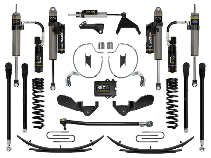 ICON 2023-2026 Ford F-250/F-350 Super Duty 4WD, Gas, 4.5" Lift, Stage 8 Suspension System w/ Expansion Packs