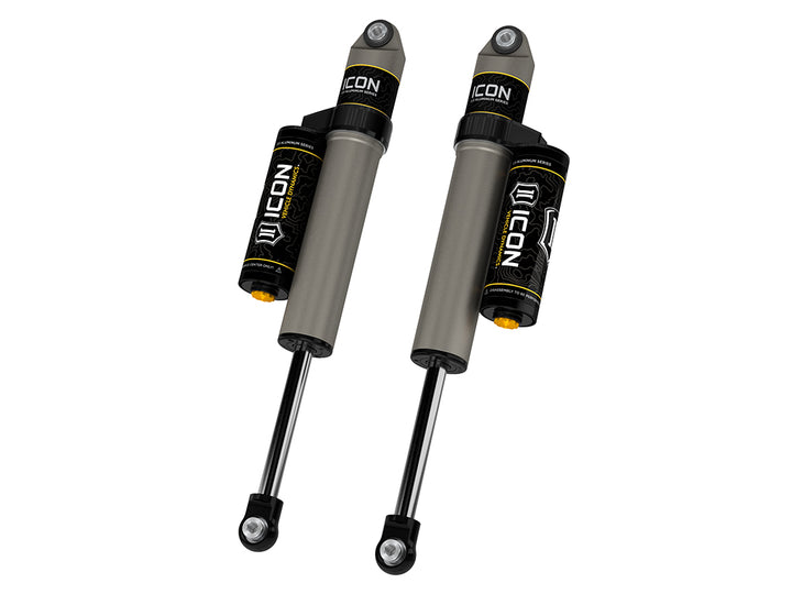 ICON 2021-2026 Ford F-150 2WD, 0-1" Lift, Rear, V.S. 2.5 Aluminum Series Shock Absorbers, Piggyback Reservoir, Pair