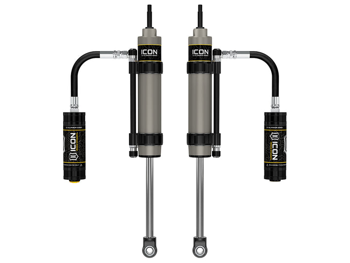 ICON 2005-2023 Toyota Tacoma, 0-1.5” Lift, Rear, V.S. 2.5 Aluminum Series Shock Absorbers, Omega Bypass Remote Reservoir, Pair