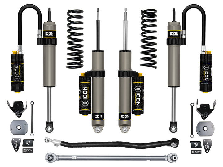 ICON 2014-2026 Ram 2500 4WD, Diesel, Coil Spring Rear, 4.5" Lift, Stage 3 Suspension System