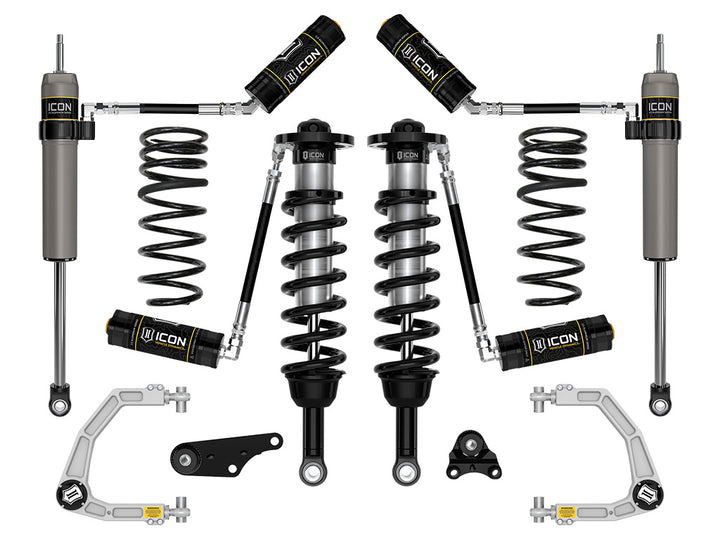 ICON 2024-2026 Toyota Tacoma 1.25-3" Lift, Stage 4 Suspension System, Billet, Overland Rear Springs