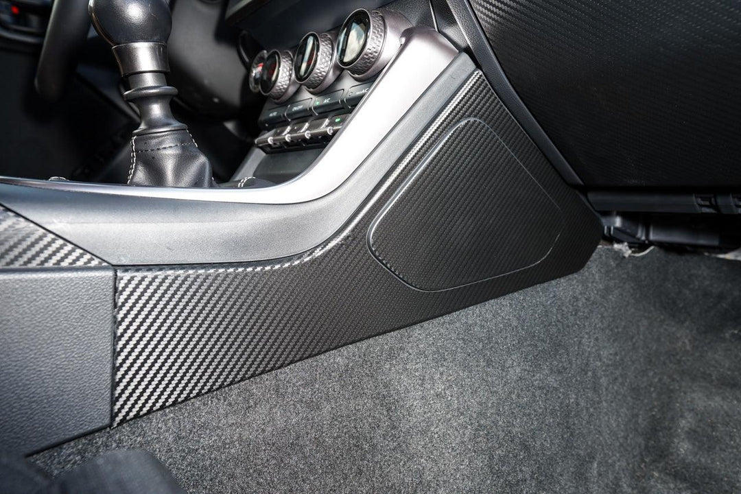 Center Console Side Trim Protector 3D Carbon Overlays - 2022 BRZ / GR86