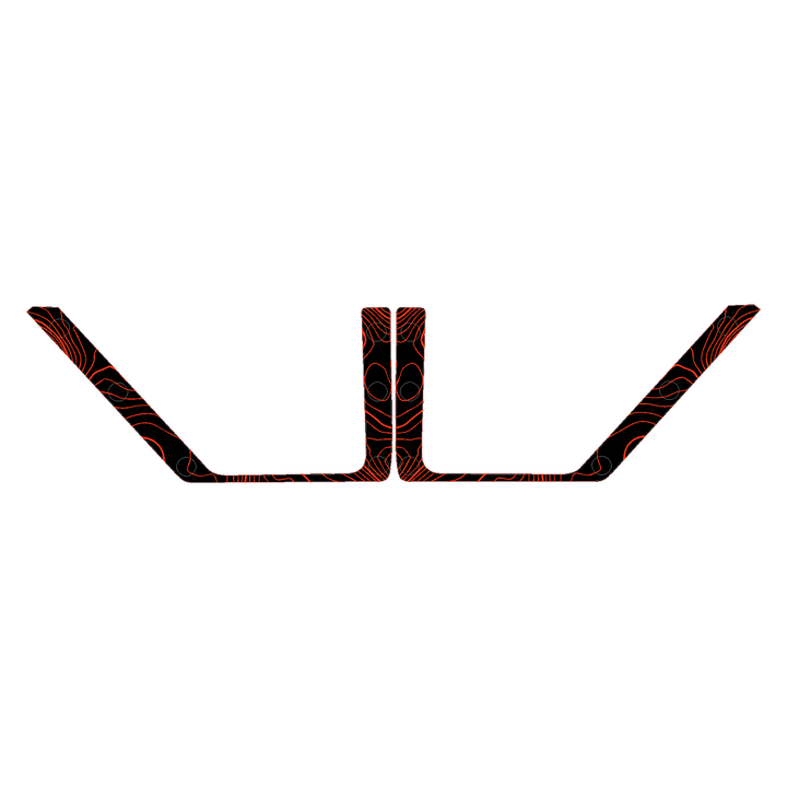 Topo Front Door Net Trim Overlay Kit (Printed Series) - 2021+ Bronco