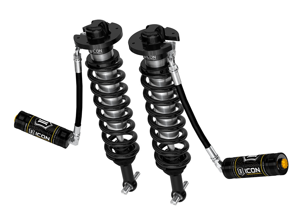ICON 2021-2026 Ford F-150 2WD, 0-3" Lift, Front, V.S. 2.5 Series Coilovers, Extended Travel, Remote Reservoir, Pair