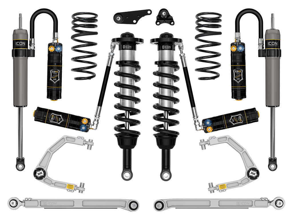 ICON 2024-2026 Toyota Tacoma 1.25-3" Lift, Stage 9 Suspension System, Billet, Triple Rate Rear Springs