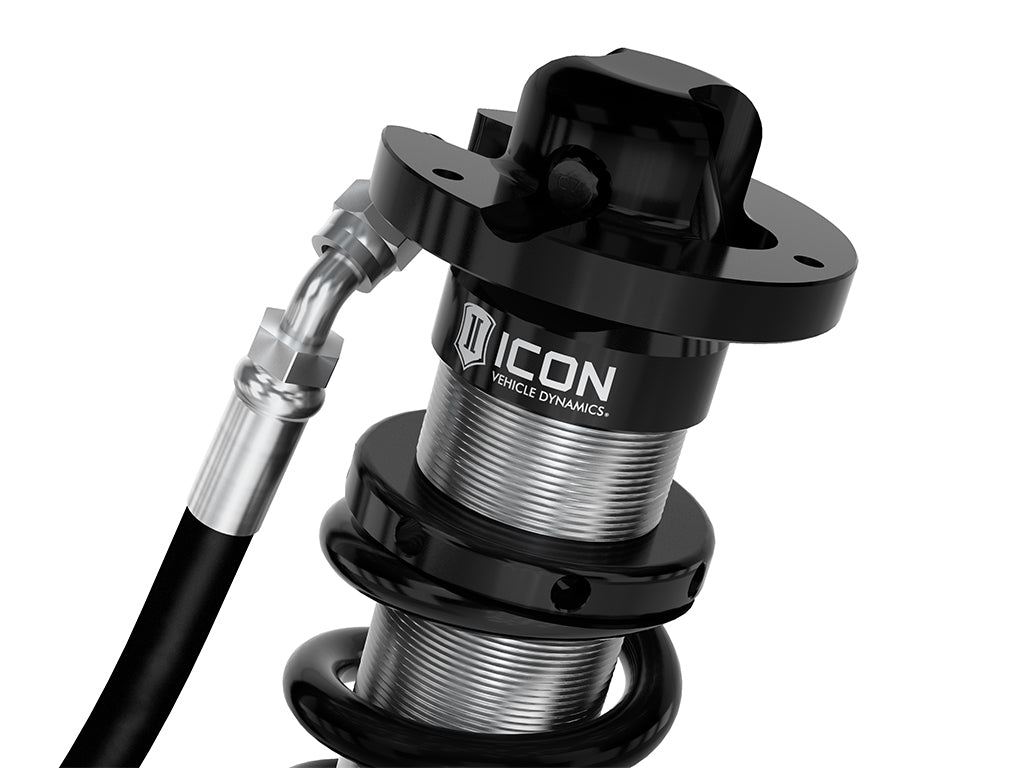 ICON 2005-2023 Toyota Tacoma, 0-3.5"/0-2.75" Lift, Front, V.S. 2.5 Series Coilover Kit, Extended Travel, Remote Reservoir w/ CDCV, 700 lbs/in Coils, Pair
