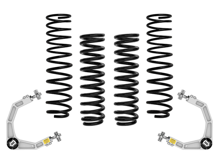 ICON 2021-2026 Ford F-150 Raptor, 2-2.25" Lift, Stage 2 Suspension System, Overland Rear Springs
