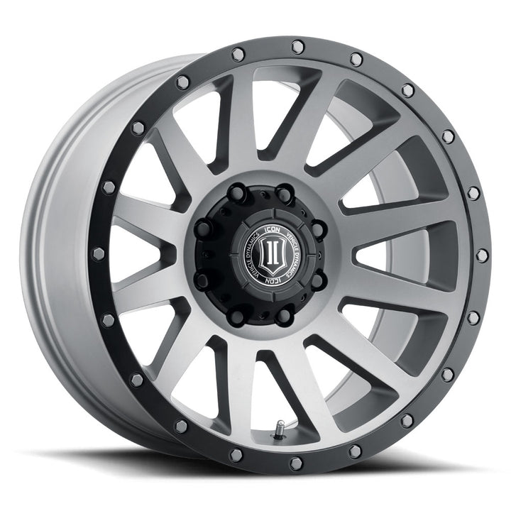 ICON Alloys Compression, Titanium, 20 x 10 / 8 x 6.5, -19mm Offset, 4.75" Backspace