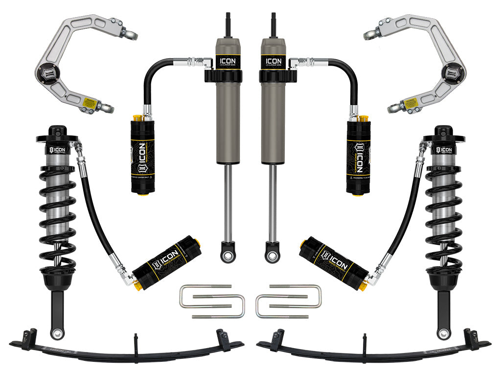 ICON 2005-2015 Toyota Tacoma 0-3.5" Lift/2016-2023 Tacoma 0-2.75" Lift, Stage 6 Suspension System, Billet, CDCV