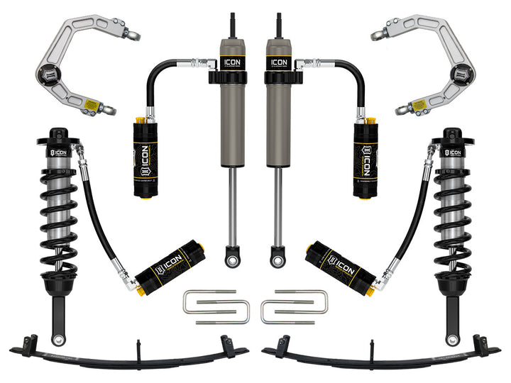 ICON 2005-2015 Toyota Tacoma 0-3.5" Lift/2016-2023 Tacoma 0-2.75" Lift, Stage 6 Suspension System, Billet, CDCV