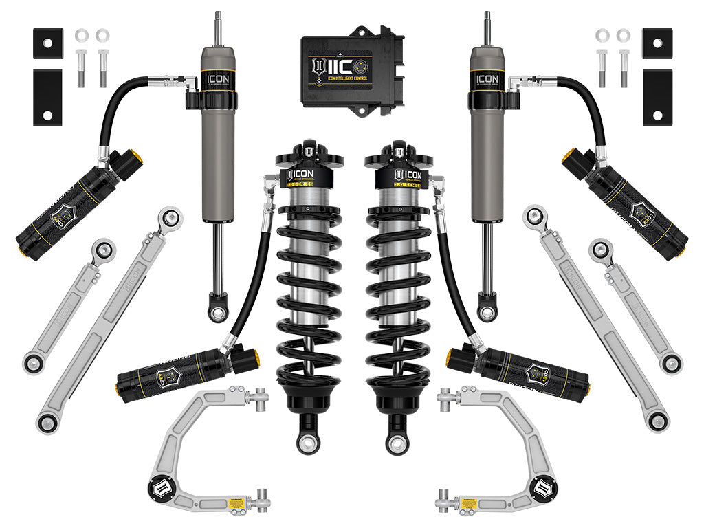 ICON 2022-2026 Toyota Tundra, 1.25-3.25" Lift, Stage 4, 3.0 Suspension System, Billet