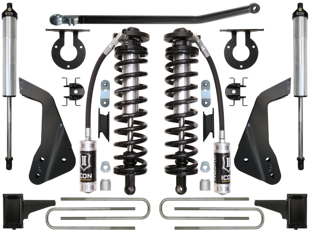 ICON 2008-2010 Ford F250/F350, 4-5.5" Lift, Stage 2 Coilover Conversion System