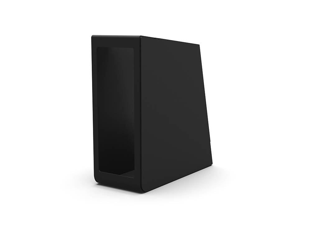 12" Open Shelf - Black