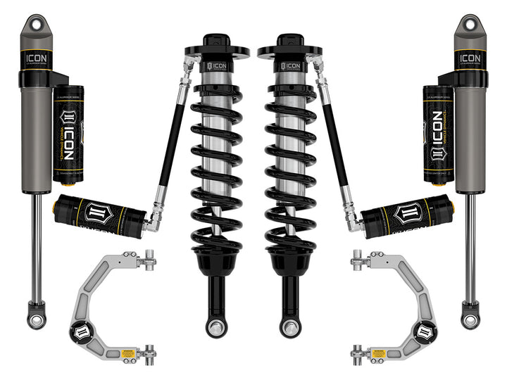 ICON 2021-2026 Ford F-150 4WD, 2.75-3.5" Lift, Stage 3 Suspension System, Billet