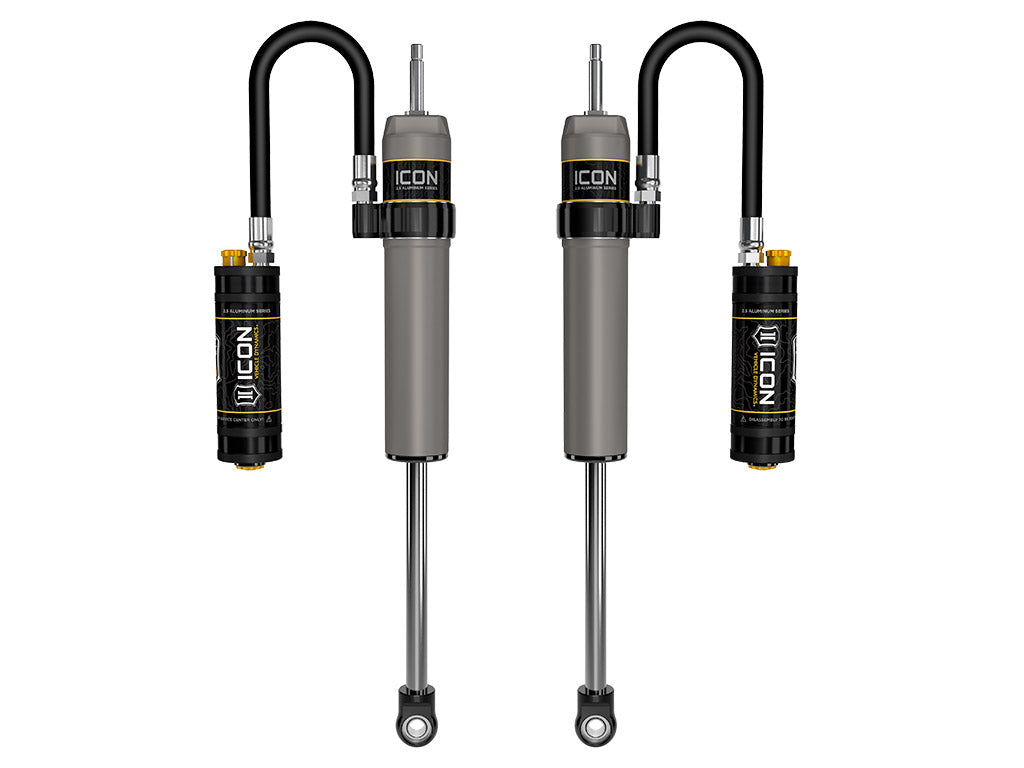 ICON 1991-2007 Toyota Land Cruiser 80/100 Series, 4-6” Lift, Rear, V.S. 2.5 Aluminum Series Shock Absorbers, Remote Reservoir w/ CDCV, Pair