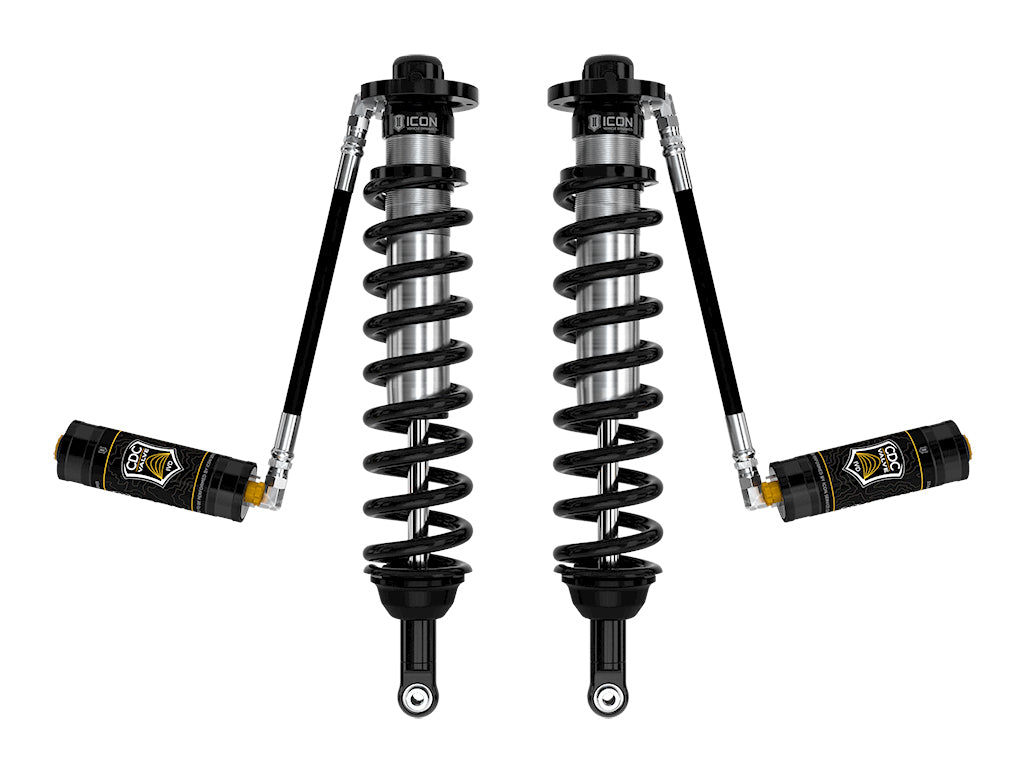 ICON 2005-2023 Toyota Tacoma/2003-2024 Toyota 4Runner/2007-2014 Toyota FJ Cruiser, Front, V.S. 2.5 Series Coilover Kit, Long Travel, Remote Reservoir w/ CDCV, Pair