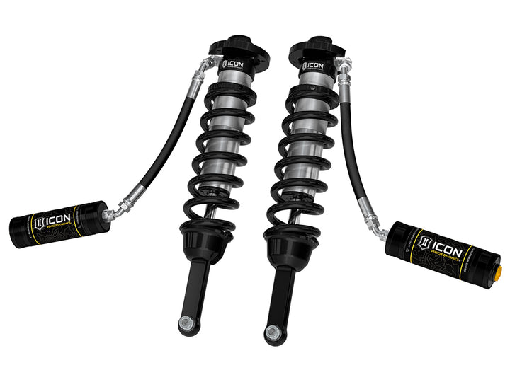 ICON 2005-2023 Toyota Tacoma, 0-3.5"/0-2.75" Lift, Front, V.S. 2.5 Series Coilover Kit, Extended Travel, Remote Reservoir, 700 lbs/in Coils, Pair
