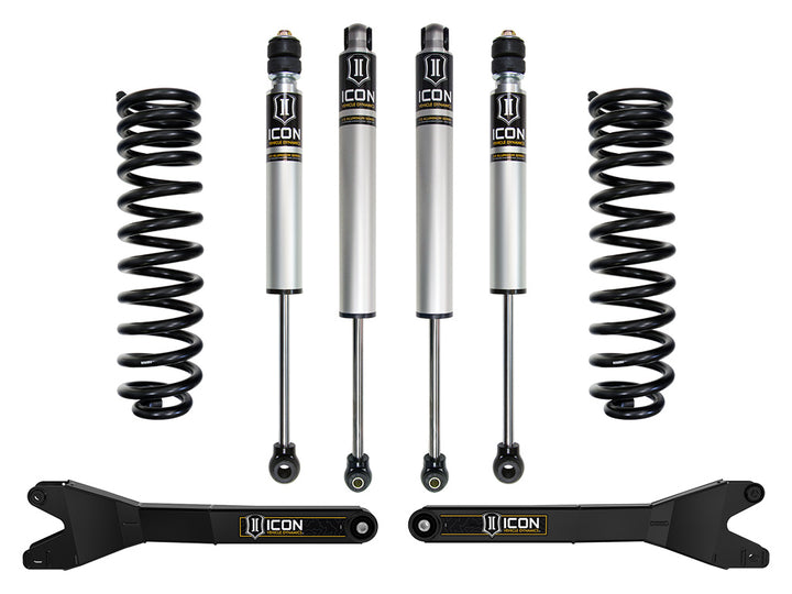 ICON 2023-2026 Ford F-250/F-350/F-450 Super Duty 4WD, Diesel, 2.5" Lift, Stage 1 Suspension System w/ Radius Arms