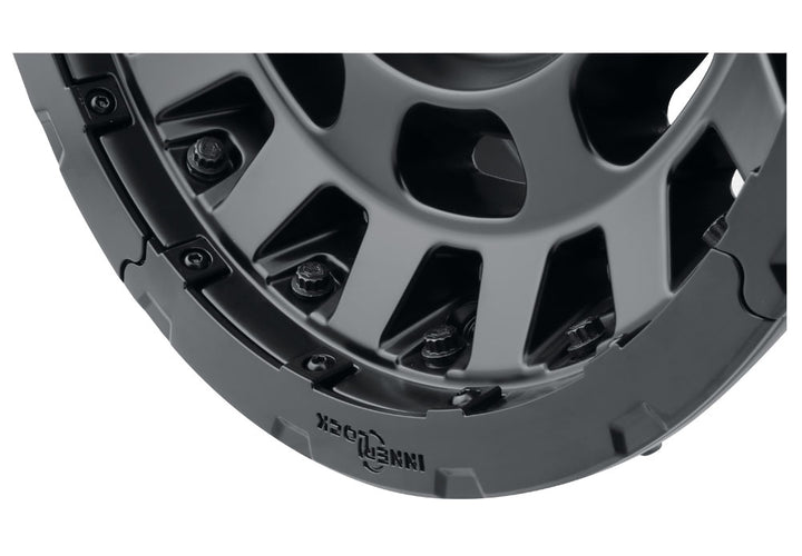 ICON Alloys Hammer Pro, Satin Black, 17 x 8.5 / 6 x 5.5, 0mm Offset, 4.75" BS