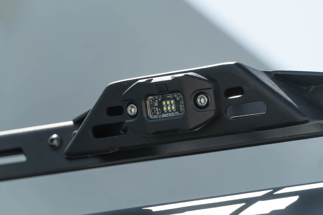 Elite White Push Button Dome Light