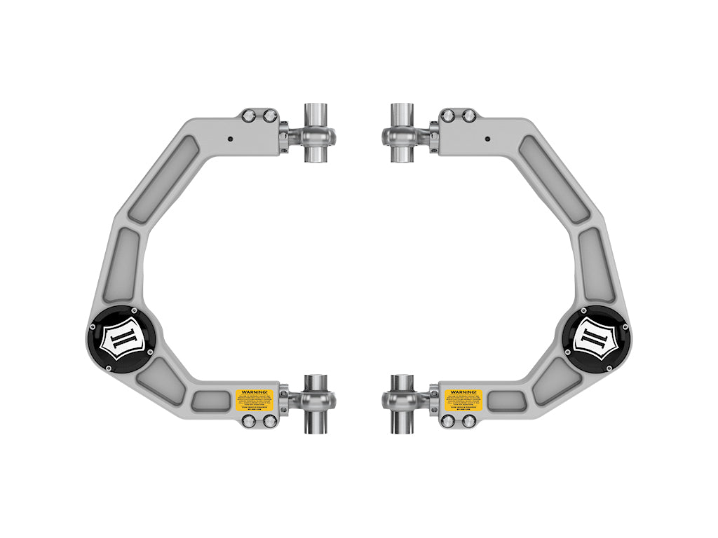 ICON 2021-2026 Ford F-150, Front, Billet Upper Control Arms w/ Delta Joint Pro