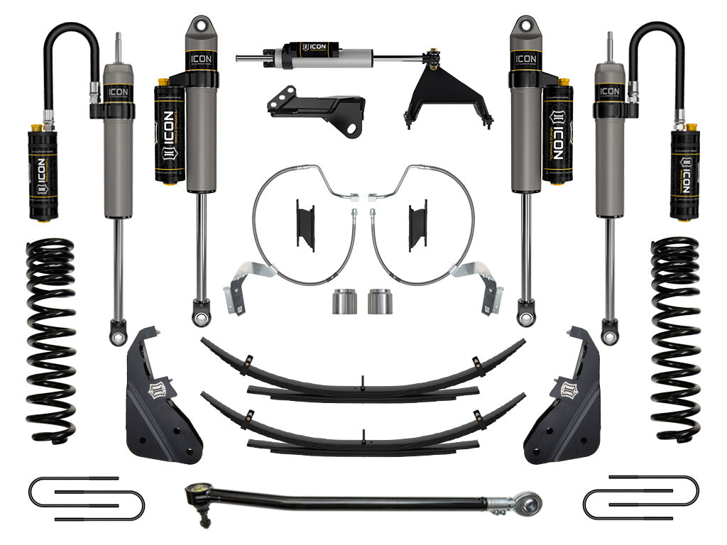 ICON 2023-2026 Ford F-250/F-350 Super Duty 4WD, Diesel, 4.5" Lift, Stage 5 Suspension System w/ Expansion Packs