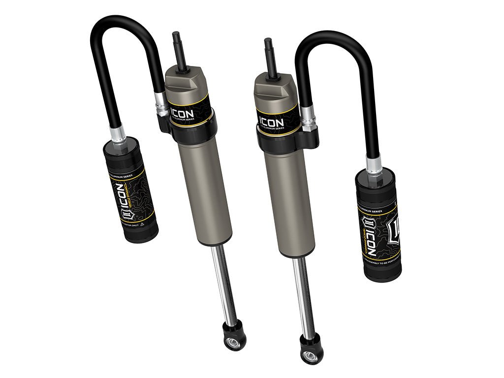 ICON 2014-2026 Ram 2500/2013-2026 Ram 3500, 2.5” Lift, Front, V.S. 2.5 Aluminum Series Shock Absorbers, Remote Reservoir, Pair