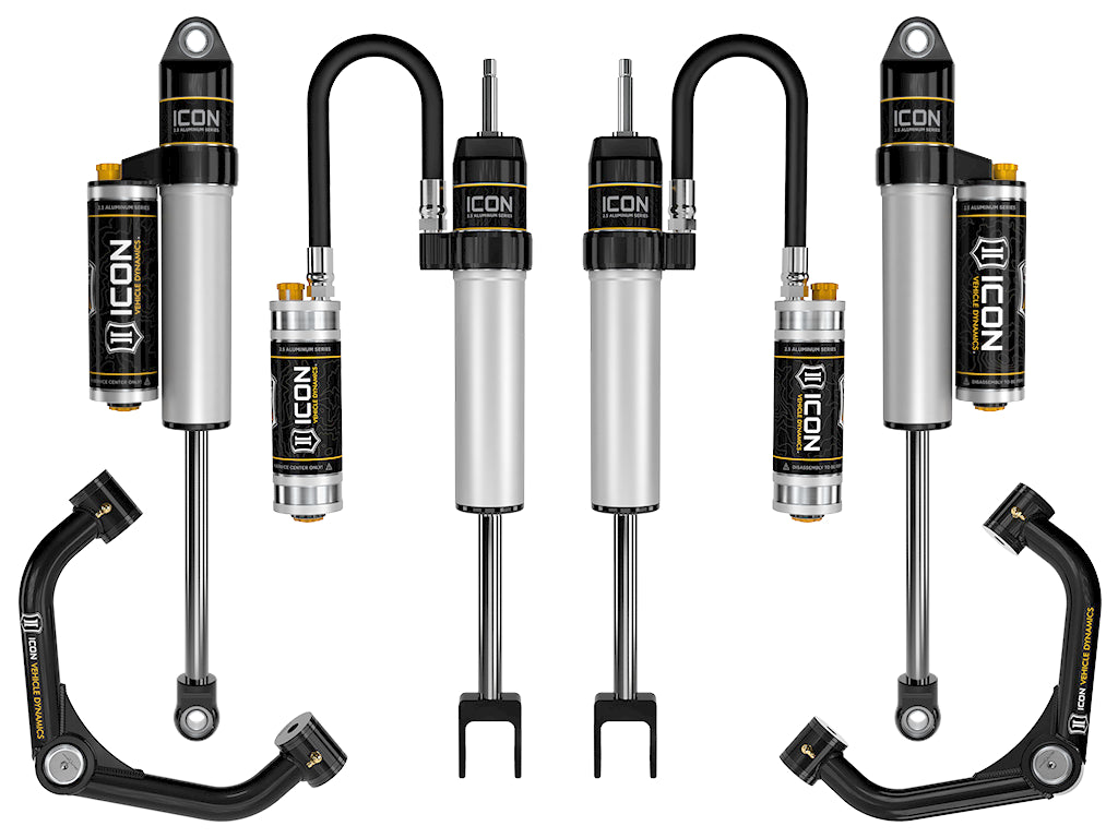 ICON 2020-2026 GM 2500/3500 HD, 0-2" Lift, Stage 3 Suspension System, Tubular