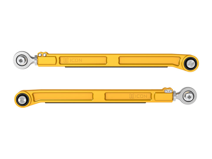 ICON 2024-2026 Toyota Land Cruiser 250 Series/2024-2026 Lexus GX550/2025-2026 Toyota 4Runner, Rear, Billet Lower Link Kit, Gold Anodizing