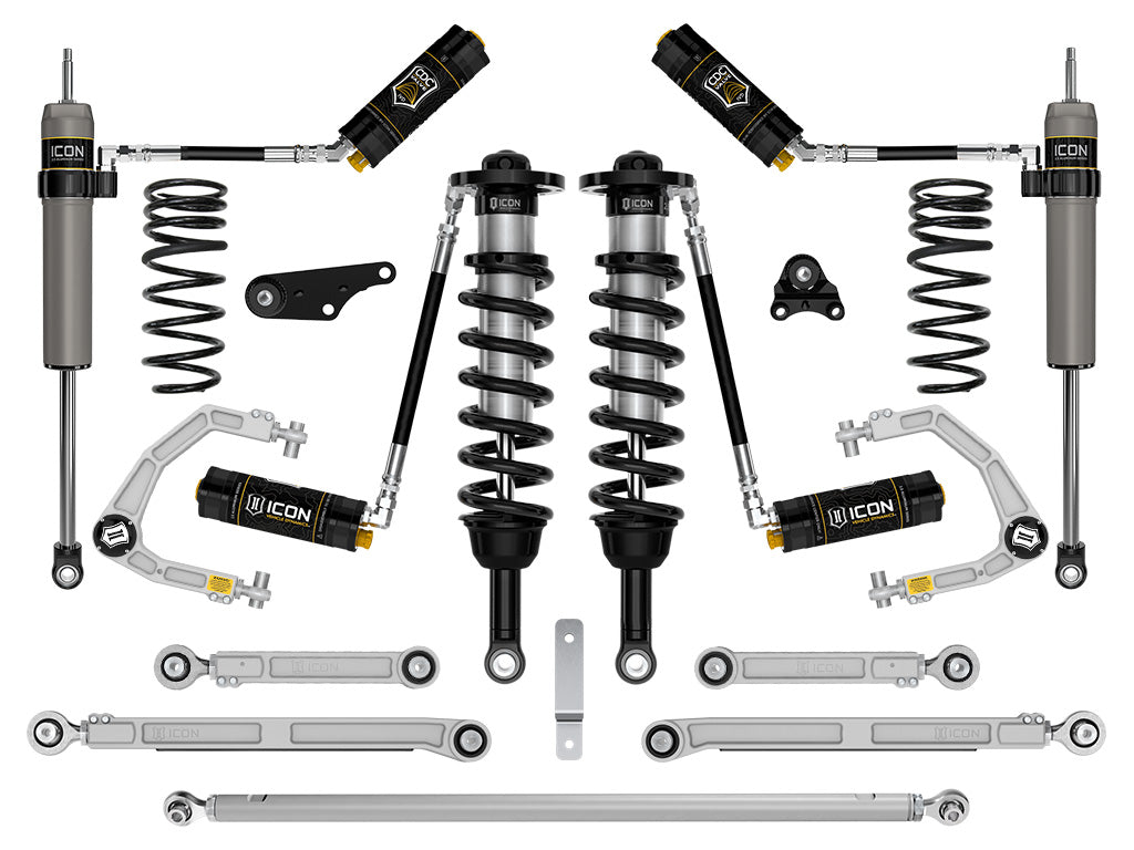 ICON 2024-2026 Toyota Land Cruiser 250 Series, 1.25-3" Lift, Stage 9 Suspension System, CDCV, Billet