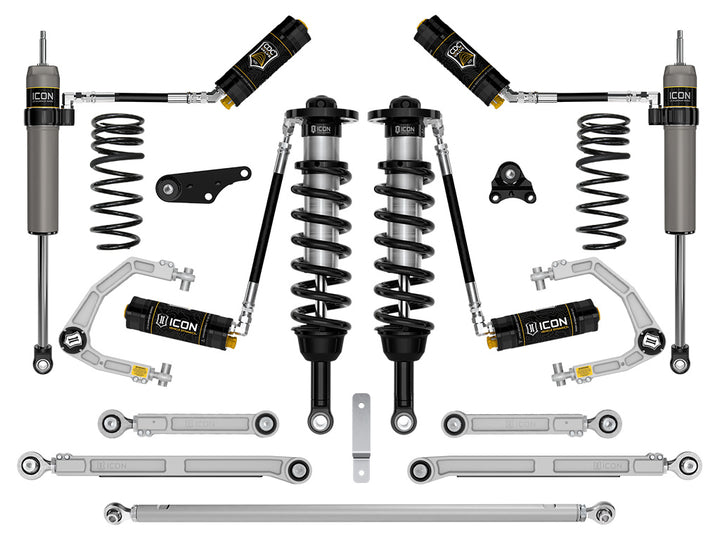 ICON 2024-2026 Toyota Land Cruiser 250 Series, 1.25-3" Lift, Stage 9 Suspension System, CDCV, Billet