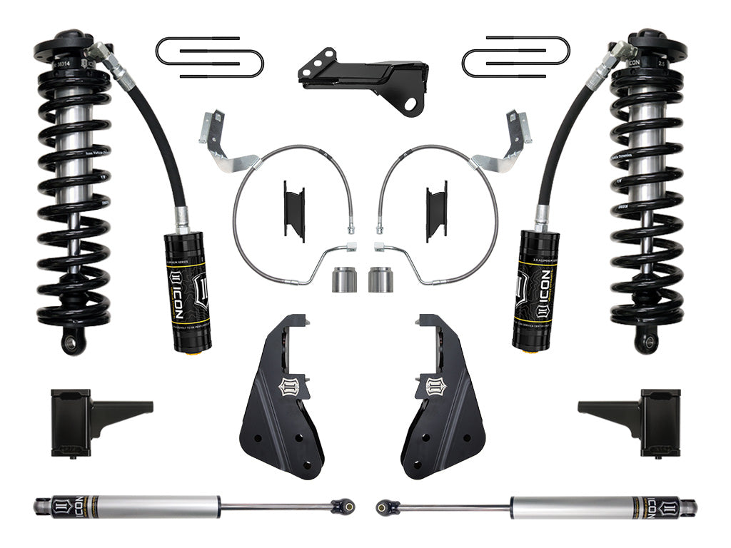 ICON 2023-2026 Ford F-250/F-350 Super Duty 4WD, 4-5.5" Lift, Stage 1 Coilover Conversion System