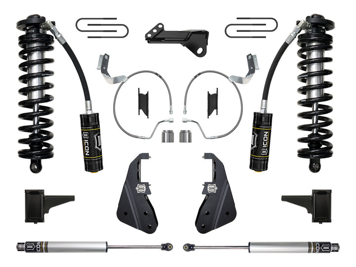 ICON 2023-2026 Ford F-250/F-350 Super Duty 4WD, 4-5.5" Lift, Stage 1 Coilover Conversion System