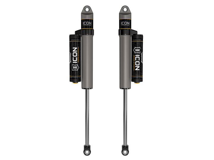 ICON 1999-2026 Ford Super Duty, 3-6” Lift, Rear, V.S. 2.5 Aluminum Series Shock Absorbers, Piggyback Reservoir, Pair