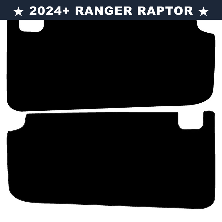 Freedom Series Sun Visor Overlays (Printed Series) - 2024+ Ranger Raptor (with Homelink)