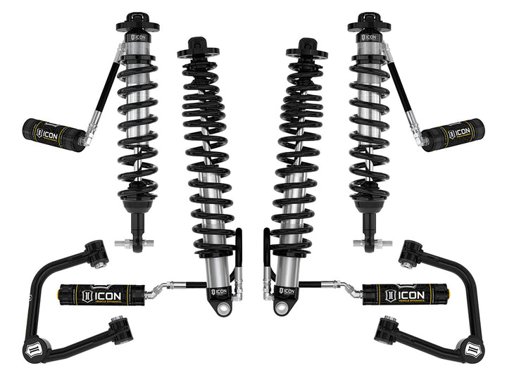 ICON 2021-2026 Ford Bronco, Sasquatch, 2-3" Lift, Stage 4 Suspension System, Tubular, Heavy Rate Rear Springs