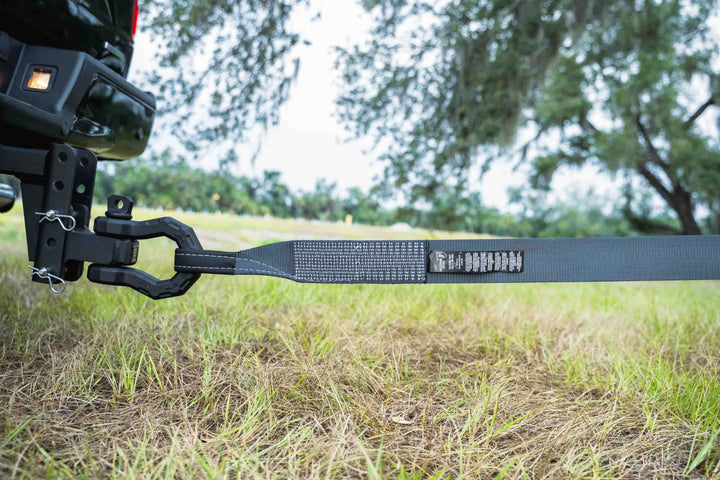 BulletProof Heavy Duty 3" Tow Strap - Branded Black