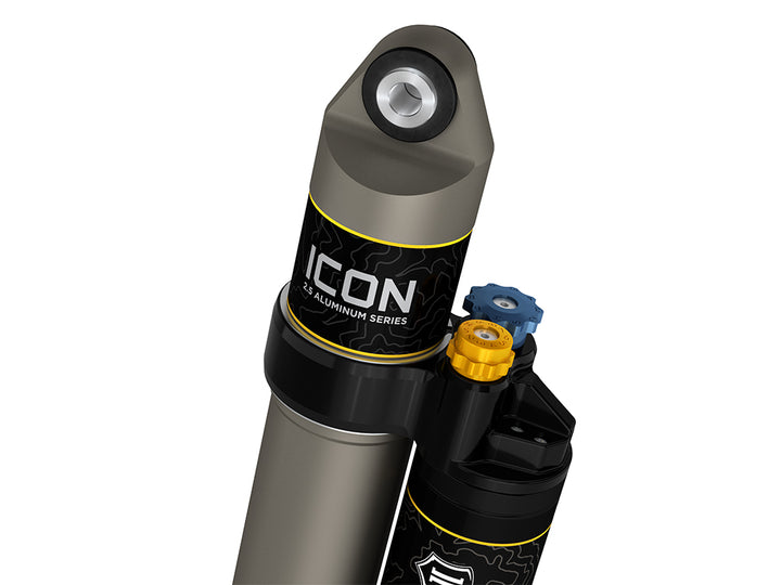 ICON 2021-2026 Ford F-150 2WD, 0-1" Lift, Rear, V.S. 2.5 Aluminum Series Shock Absorbers, Piggyback Reservoir w/ CDXS, Pair