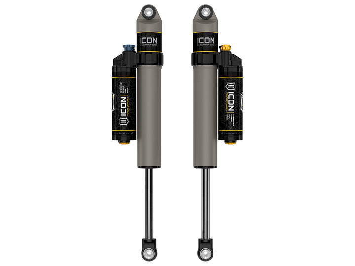 ICON 2021-2026 Ford F-150 4WD/F-150 Tremor, 0-2" Lift, Rear, V.S. 2.5 Aluminum Series Shock Absorbers, Piggyback Reservoir w/ CDXS, Pair
