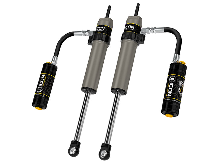 ICON 2005-2023 Toyota Tacoma, 0-1.5” Lift, Rear, V.S. 2.5 Aluminum Series Shock Absorbers, Remote Reservoir w/ CDCV, Pair